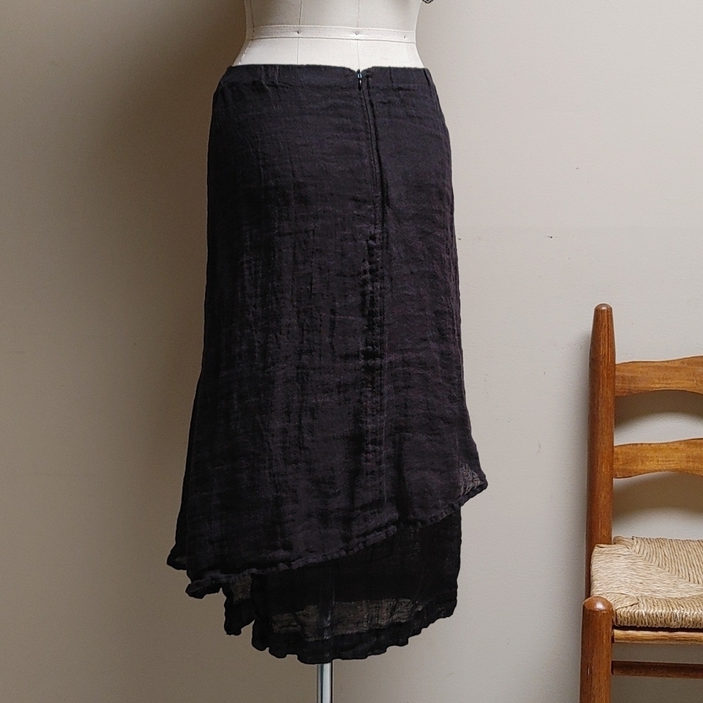 lili from Poland Black Gauze Layered Skirt S - Picture 6 of 16